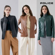[런칭가 199 000원]POLICE 22FW 최신상 천연양가죽 레더 자켓 여성용