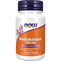 나우푸드 콩 효소 나토키나제 낫토 키나제 낫또 키나아제 nattokinase 60캡슐, 옵션1