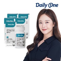 데일리원 전소민 마그네슘 350 플러스 5종 복합 기능성 영양제 900mg 90정, 5통