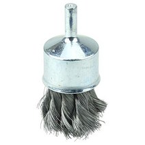 와일러 10031 1-1834 매듭 와이어 엔드 브러시 .01434 스테인레스 스틸 충전물 미국산, 0.0104 와이어 크기, 강철