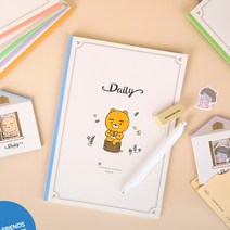 카카오프렌즈 신학기 데일리 무선제본 노트 프로도, 1개
