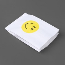 90P세트 답례품 스마일 로고 페이퍼백 선물포장 기프트박스 셀프꽃다발 기념일