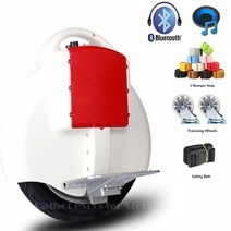 Daibot 휴대용 전기 스쿠터 한 바퀴 자체 균형 스쿠터 buletooth 스피커 14 인치 350w 60v 전기 외발 자전거 스쿠터, 흰색