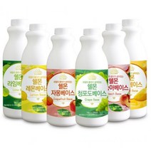 꽐라만시 제주한라봉주스 자몽에이드원액 쥬스 자두 베이스 청포도 자몽 망고 퓨레 원액 1L, 체리