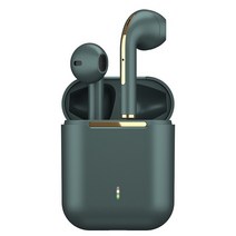 핫탑 usb 머그컵 워머 발열 패드 미니 텀블러 새로운 J18 Binaural 무선 스테레오 이어 버드 팝업 창 5.0, 01 Green