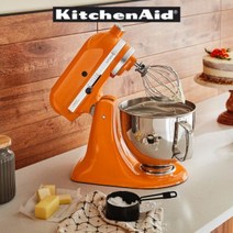 [KitchenAid] 키친에이드 5K5SS(5KPM5) 5쿼터 볼리프트 믹서 미국 공식 수입품, 블랙
