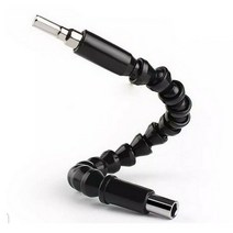 플렉시블 드릴비트 연장소켓 샤프트 스네이크 드릴 코브라 코너드라이버 연장소켓, 3개