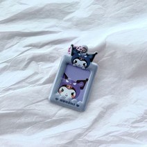 산리오 포카홀더 10Cm Sanrios 만화 1 Id 귀여운 카드 세트 펜던트 키 체인 카와이 앨범 가방 걸이, [01] sanrio1