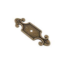 잎사귀 가구손잡이 밑판 엔틱