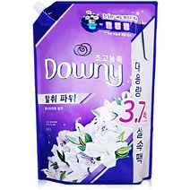 다우니 초고농축 섬유유연제 퍼플 화이트티와 릴리 본품, 3개, 2.6L