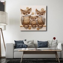 [바보사랑] HC22 부엉이 부조액자 1p