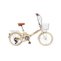 20인치 22인치 초경량 레트로 접이식 자전거 충격흡수, 핑크 휠 16인치