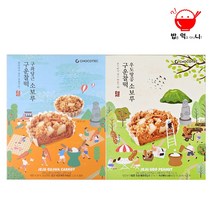 구운찰떡 구좌당근 소보루+우도땅콩 소보루 빵 제주도 여행선물 타르트, 우도땅콩2box, 2box, 240g