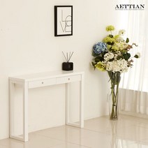 [에띠안] 벨로 원목 서랍 콘솔 1000 테이블 2색상, 화이트