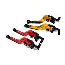 LJ BIKERS 바이커즈 튜닝 폴딩 조절식 브레이크레버 골드 레드 스즈키 버그만125 200, 레드(2개1세트), 1개