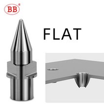 BB 열 마찰 핫멜트 드릴 비트 단단한 초경 구멍 만들기 도구 M3 M4 M5 M6 M8 M10, 22.M3-8(d8.7) - Flat Form