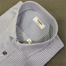 레노마 SH04 링크프리 면 혼방 은은한 미니 체크 일반핏 셔츠 RMFSGP-923-BU-555
