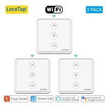 스마트 전동 자동 커튼 모터 loratap 롤러 셔터 블라인드 푸시 버튼 스위치