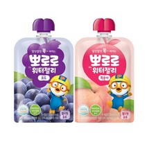 팔도 뽀로로 워터젤리, 복숭아, 30개