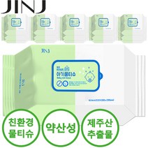 제주 친환경 아기물티슈 30매x15팩 (1BOX), 1