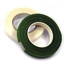 퍼니스쿨 꽃테이프 흰색 녹색 꽃대 나무가지 꽃가지 종이테이프, 초록색