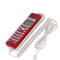 대명전자통신 CID 슬림형 벽걸이 유선전화기, DM-720(레드)