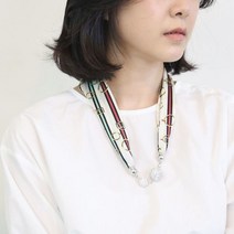 쁘띠 실크 여름 스카프 봄 코디 라인링 팔찌 헤어 마