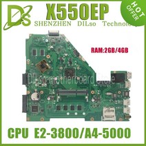 cpu KEFU X550EP Asus D552W X552WE 노트북 메인 보드 A45000 E23800 CPU 2GB4GBRAM 100, 01 E23800 GM