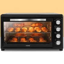한경희 컨벡션 전기오븐 28L 60L 에어 오븐 대용량 바베큐 듀얼히팅 자동회전 타이머 듀얼플레이트 에어프라이어, 한경희 전기오븐 60L (HAAN-C60)