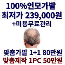 인모 맞춤가발 남성가발 매장관리권 천안가발 맞춤 가인 불당동 매장, L (20*22)