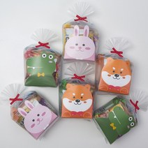 선경언니 간식 유치원 답례품 구디백 어린이집 생일 선물 답례품 초등 단체 포장, 애니멀 간식