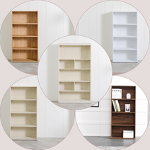 로아가구 젠느 틈새 책장 400 600 800 책장 서재 높은 모듈 다용도, 엘다, 젠느 2X4 책장(BRJN8B)