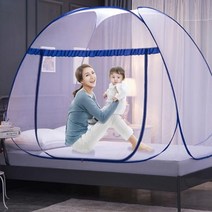 원터치 접이식 모기장텐트 침대텐트 바닥겸용 원룸 방충망방충망 침대모기장 원터치모기장 사각모기장 대형모기장 아기모기장 캠핑모기장 캐노피모기장 야외모기, 레이스 그레이 1인용