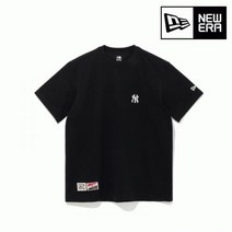 [엔터식스]뉴에라 뉴에라 MLB 쿠퍼스 타운 로고 뉴욕 양키스 티셔츠 블랙 1354644713546447