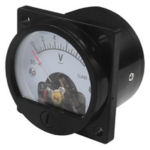 전압계 Square45 * 45mm DC 10V SO45-V 포인터 유형 전압 아날로그 미터, 05 50V