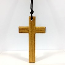 오크 십자가 목걸이 (大)