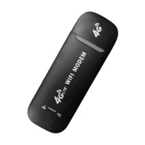 이동식 와이파이4G LTE 라우터 USB 동글 150Mbps 모뎀 스틱 모바일 광대역 Sim 카드 무선 와이파이 어댑터, 02 Black