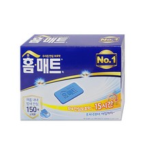 홈매트 매트형 모기퇴치제 리필, 4개, 150매