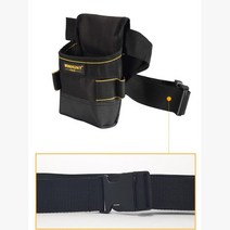 목공 도배 타일공 허리쌕 공구포켓 수작업공구가방, 색상, 블랙