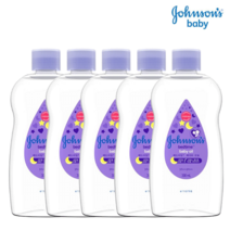 존슨즈 베드타임 베이비 오일, 300ml, 5개