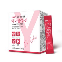 여성유산균 HWC 이너솔루션 질유산균 2g x 30포 x 4박스