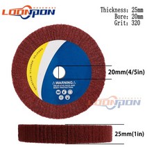 대리석 연마패드 그라인더 연마석 돌날 절단석 부직포 수세미 패드 샌딩 휠 두께 25mm 50mm 빨간색 또는 녹색 플랩 걸레 연마 디스크 150mm 200mm 250mm, [03] Red Thickness 25mm, [02] 200mm
