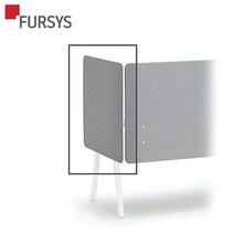 퍼시스 인에이블 데스크 사이드 스크린 FDF108EN, 3F1K(BK브라켓)