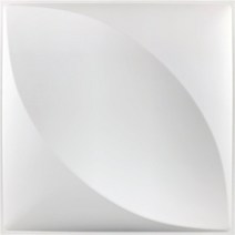 세라믹사이딩 메탈사이닝 아트월 3D 입체 벽 스티커 장식 거실 벽지 벽화 방수 패널 금형 욕실 주방 30x3, 25 V_01 1 Piece-Bright white