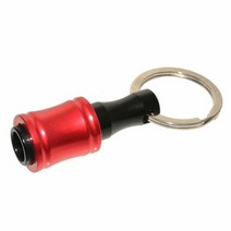 육각 생크 드라이버 비트 홀더 확장 바 드릴 나사 어댑터 퀵 릴리스 키체인 손쉬운 변경 6 개 1/4 인치, 03 Red