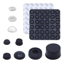 3M 범폰 고무발 방진패드 눈물 미끄럼방지패드 유리받침, 4번 12.7 X 6.5t (36개)