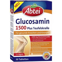 독일직구 Abtei 글루코사민 1500+악마의 한 와30정, 수량, 상세참조