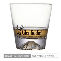 글렌피딕 위스키 잔 글라스 컵 전용잔 280ml, 1개