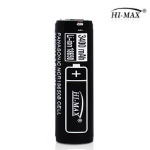 하이맥스 충전식 18650리튬이온배터리 고용량 3400mAh 충전지