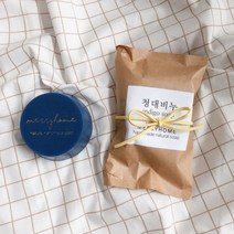 메리홈 청대 천연비누 모낭 지루성피부염 피부오돌토돌 여드름없애기, 1개